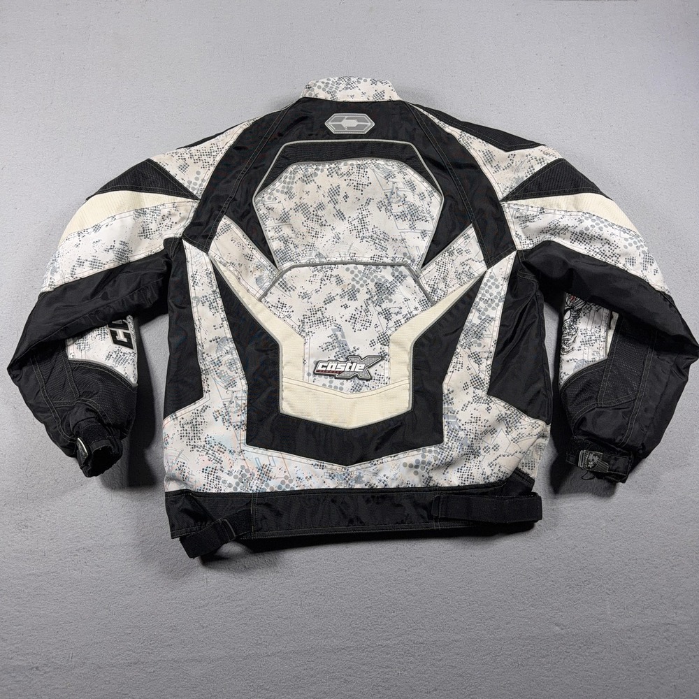 Castle X Switch Jacket Mens XL White Camo Insulated Ski Snowmobile Racing - Picture 11 of 12